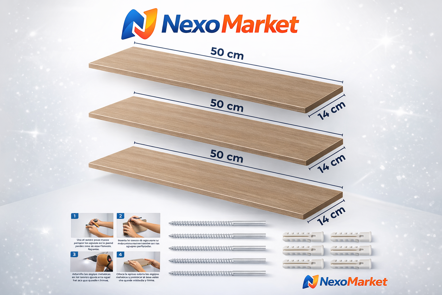 REPISAS FLOTANTES INVISIBLES